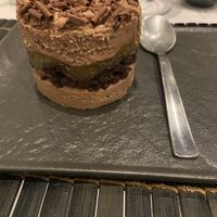 Vegan chocolate cake  at Zushi in Turin