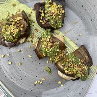 Melanzane ripiene di “formaggio”   at Romeow Cat Bistrot in Rome