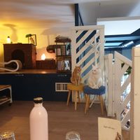 Two of 5 cats saying hello:) #Veganuary at Romeow Cat Bistrot in Rome