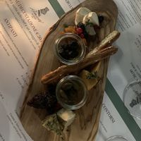 cheese board  at Romeow Cat Bistrot in Rome