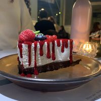 cheesecake  at Romeow Cat Bistrot in Rome