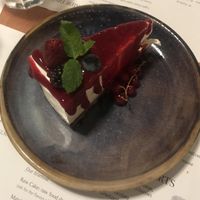 Cheese cake  at Romeow Cat Bistrot in Rome