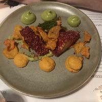 Lemony tofu sweet potato   at Romeow Cat Bistrot in Rome