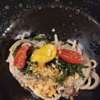 Spaghetti burro e alici felici at Romeow Cat Bistrot in Rome