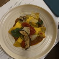 Stuffed pasta   at Romeow Cat Bistrot in Rome