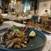 Pad thai  at Romeow Cat Bistrot in Rome