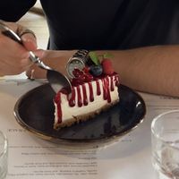 Cheesecake  at Romeow Cat Bistrot in Rome