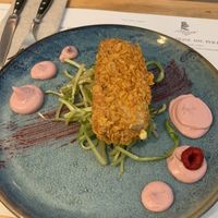 Tofu croccante  at Romeow Cat Bistrot in Rome