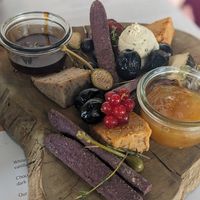 Cheese platter at Romeow Cat Bistrot in Rome