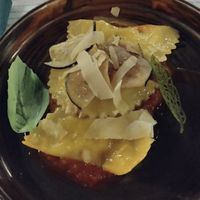 Perfect ravioli at Romeow Cat Bistrot in Rome