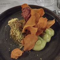 Tofu at Romeow Cat Bistrot in Rome