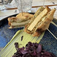 Katsu sando  at Romeow Cat Bistrot in Rome