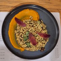 The fregola at Romeow Cat Bistrot in Rome