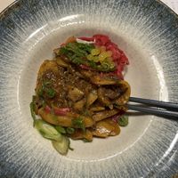 korean rice dumplings  at Romeow Cat Bistrot in Rome