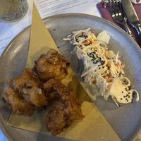 Kimchi in tempura  at Romeow Cat Bistrot in Rome