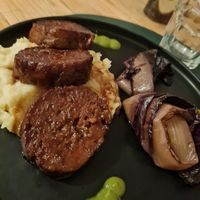 Seitan brasato at Romeow Cat Bistrot in Rome