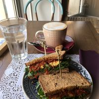 Good sandwich! at Romeow Cat Bistrot in Rome