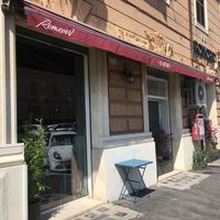 Outside at Romeow Cat Bistrot in Rome