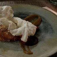 Soft tofu steak with sundried tomatoes at Romeow Cat Bistrot in Rome