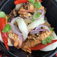 Seitan bao  at Beyond Sushi in New York City