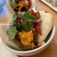 Gua Bao buns  at Beyond Sushi in New York City
