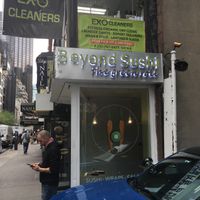 Front entrance at Beyond Sushi in New York City