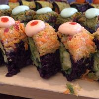 spicy mango roll at Beyond Sushi in New York City