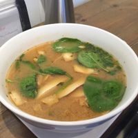 FYI: a little wasabi in the soup is a great idea! at Beyond Sushi in New York City