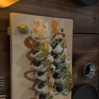 Ube crunch  at Beyond Sushi in New York City