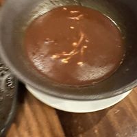 Mushroom soup  at Beyond Sushi in New York City