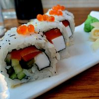 Philadelphia roll at Beyond Sushi in New York City