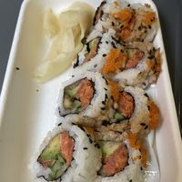 Tuna and caviar vegan sushi  at Beyond Sushi in New York City