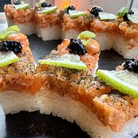 Ohizushi Spicy "Salmon"  at Beyond Sushi in New York City