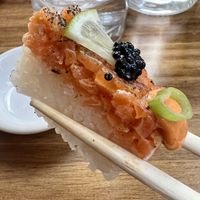 Ohizushi Spicy "Salmon"  at Beyond Sushi in New York City