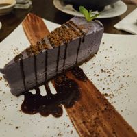 Blueberry cheesecake at Beyond Sushi in New York City