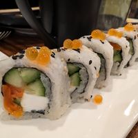 Philadelphia roll at Beyond Sushi in New York City