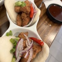 Fried Chick’n Bao  at Beyond Sushi in New York City