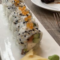 Philly roll  at Beyond Sushi in New York City