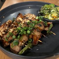 Chick’n Yakitori Skewers  at Beyond Sushi in New York City