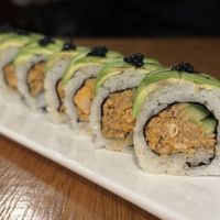 Charred Avocado Rollls  at Beyond Sushi in New York City