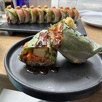 Nutty buddy wrap  at Beyond Sushi in New York City