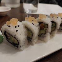 Salmon avocado roll at Beyond Sushi in New York City