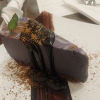 Uber cheesecake at Beyond Sushi in New York City