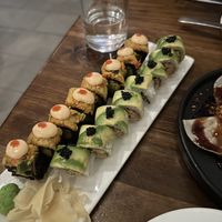 Spicy Mang Roll, Charred Avocado Roll  at Beyond Sushi in New York City