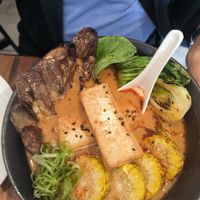 Spicy ramen at Beyond Sushi in New York City