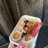 Tuna nigiri   at Beyond Sushi in New York City