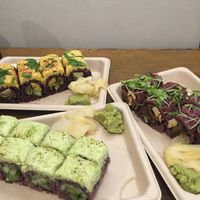 Mushroom, asparagus, artichoke! at Beyond Sushi in New York City