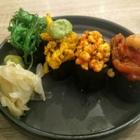 Taster sushi at Beyond Sushi in New York City