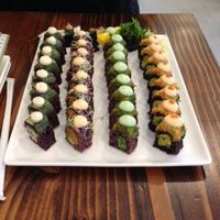 So much sushi - very tasty at Beyond Sushi in New York City