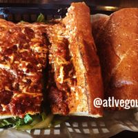 meatball sub at Govinda's Cafe in Atlanta